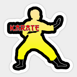 11 - Karate Sticker